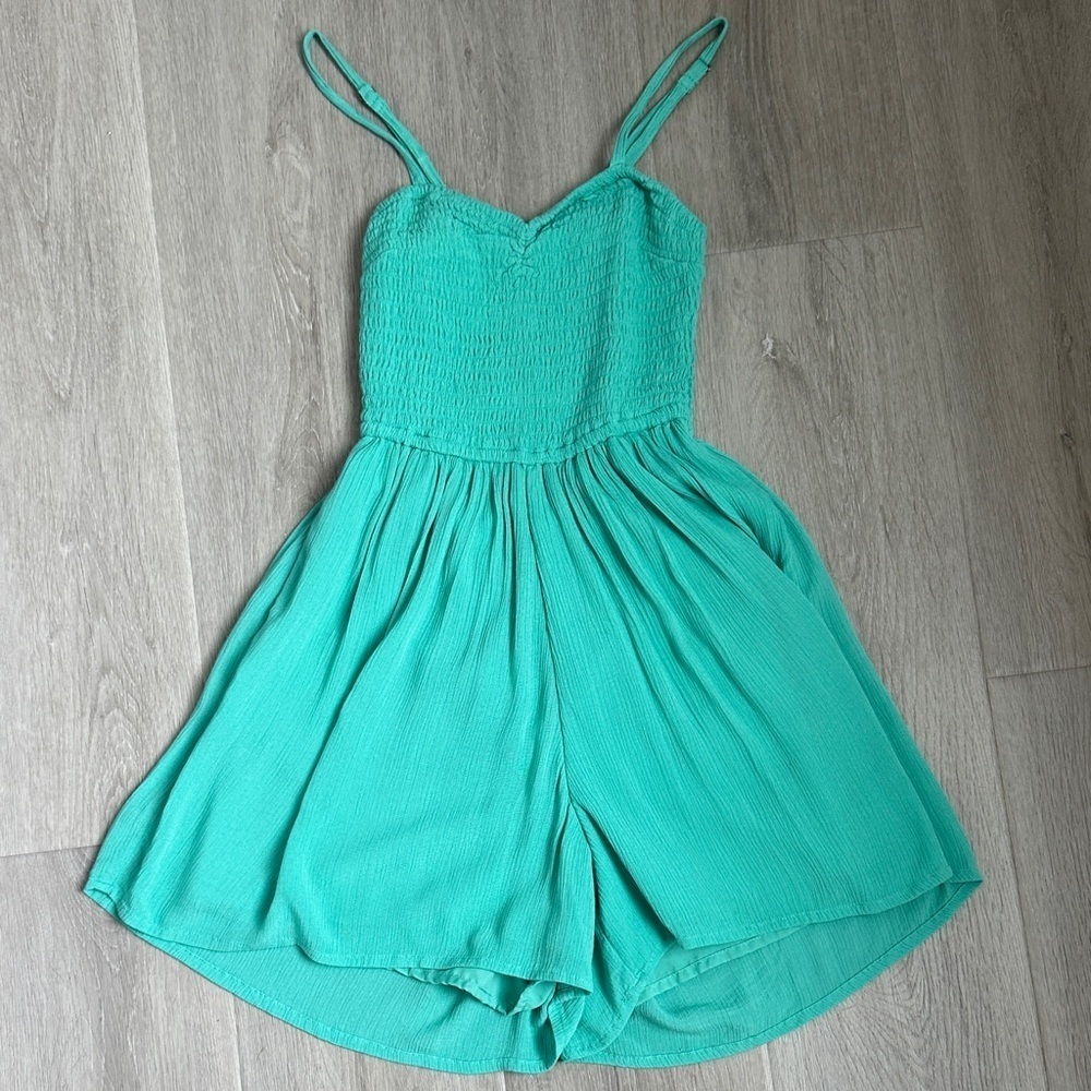 Hollister Teal Jumpsuit size XXS